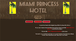 Desktop Screenshot of miamiprincess.com